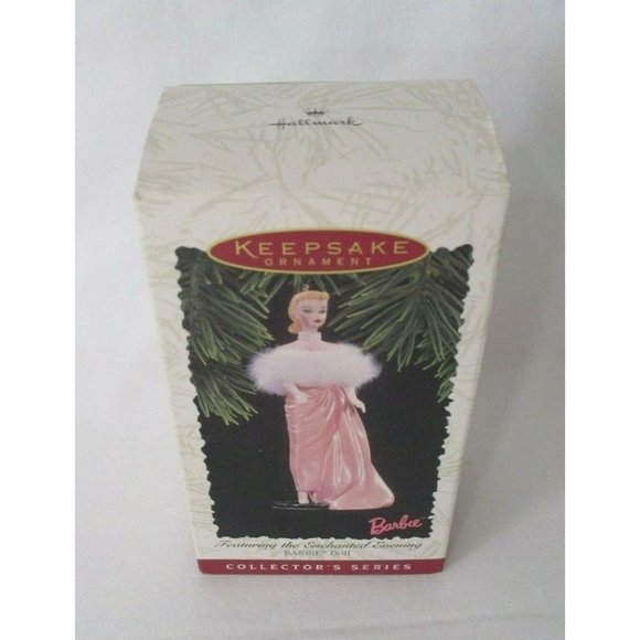 Hallmark Keepsake Ornament Barbie Doll Collectors Series Enchanted Evening IOB - Picture 6 of 11
